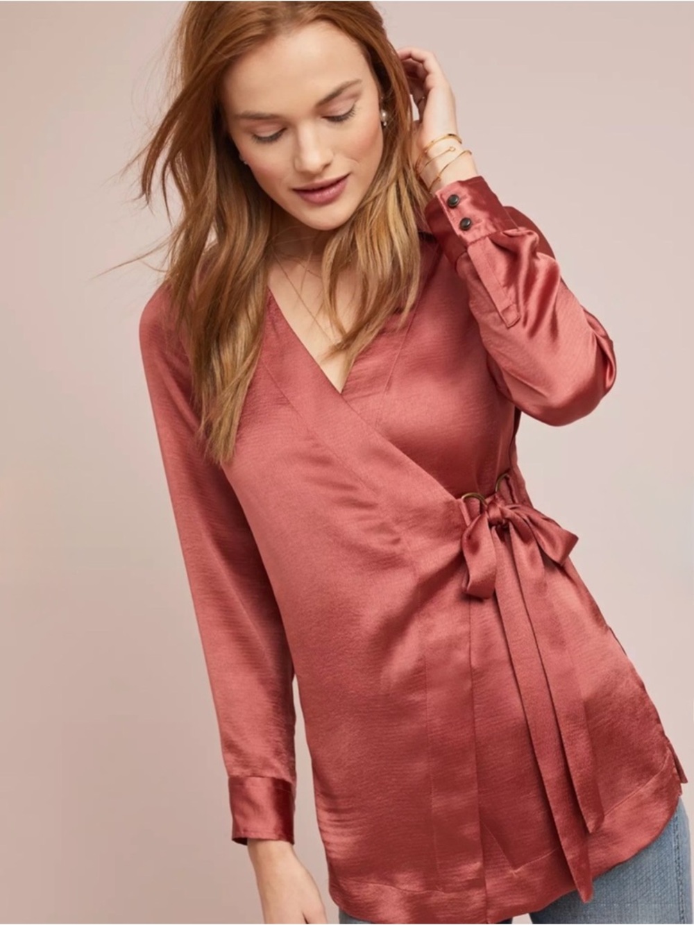 Anthropologie Moulinette Soeurs Wrap Blouse